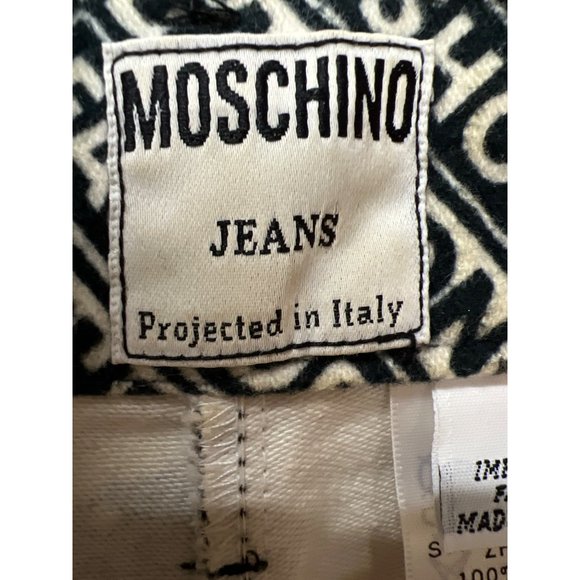 Vintage Moschino Floral Patchwork Pant Trousers Logo Design Pants - Picture 12 of 16
